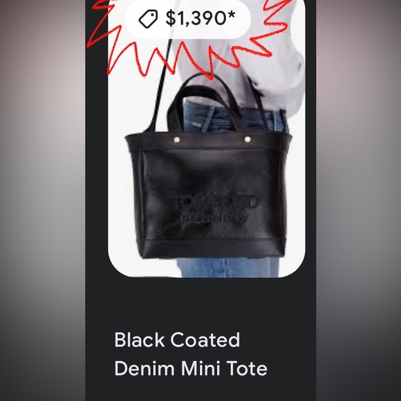 Tom Ford Coated Denim Mini Tote - Picture 8 of 8